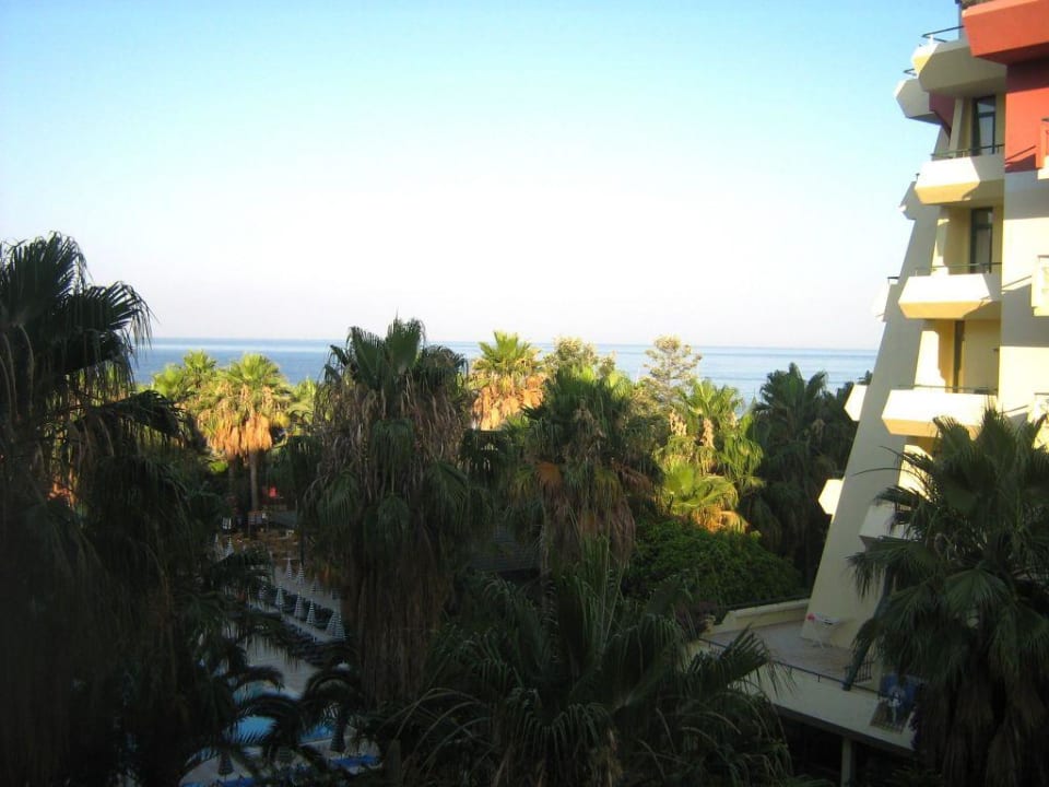 Aublick aus unserem Zimmer Hotel Meryan