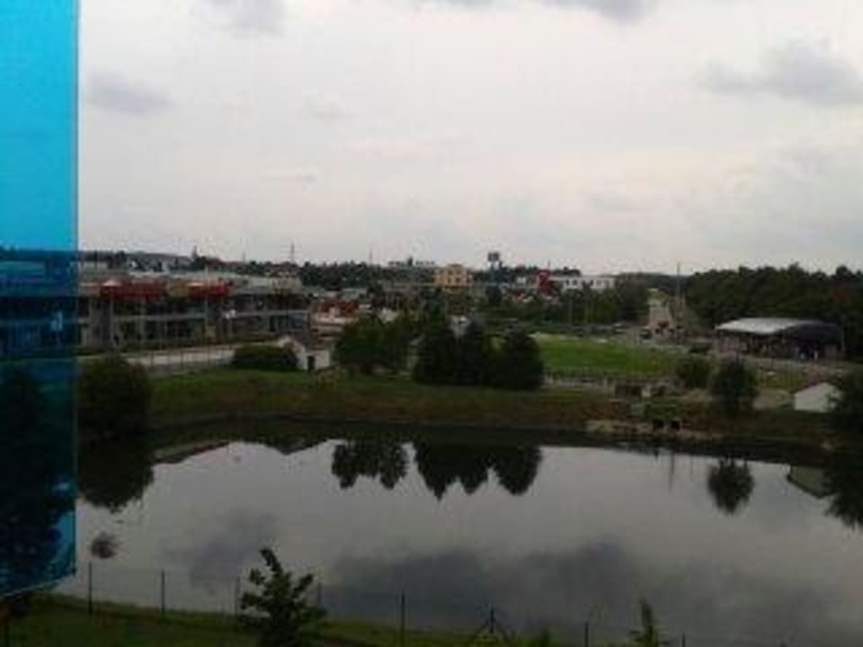 Der Ausblick aus unserem zimmer  Aquapalace Hotel Prague