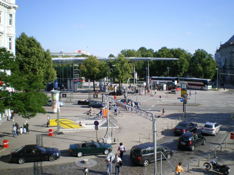 Blick vom Balkon  Hotel Graf Moltke