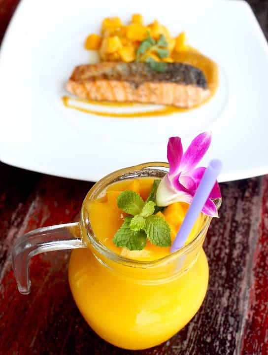 Mango Dishes @ the Ocean Front Restaurant Laksasubha Hua Hin