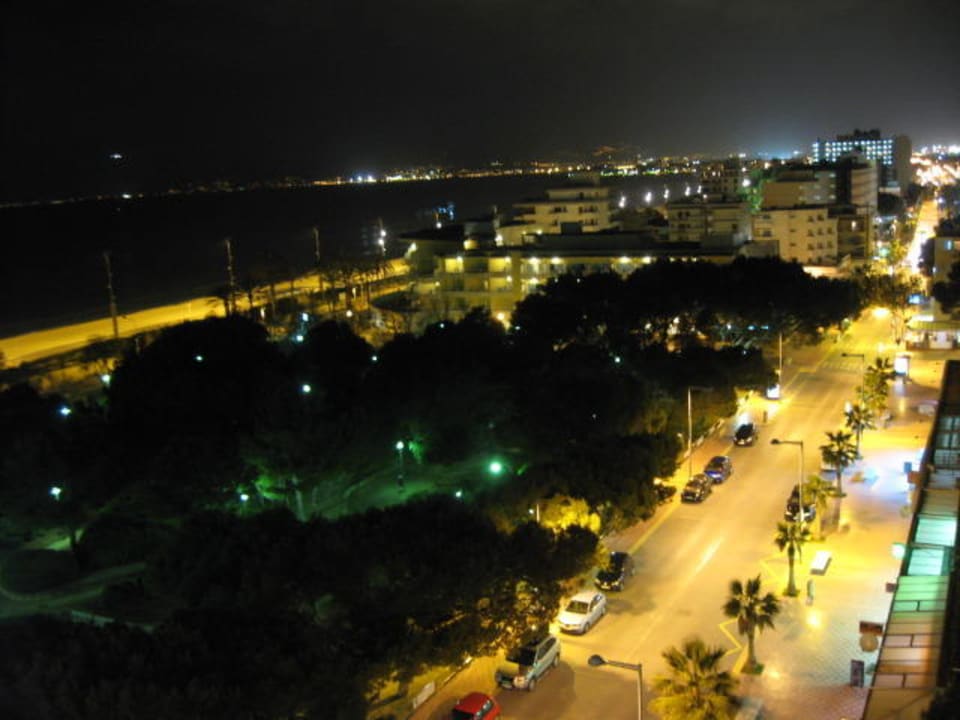 Ausblick 7. OG Richtung Strand und Palma Hotel & Appartements Leman