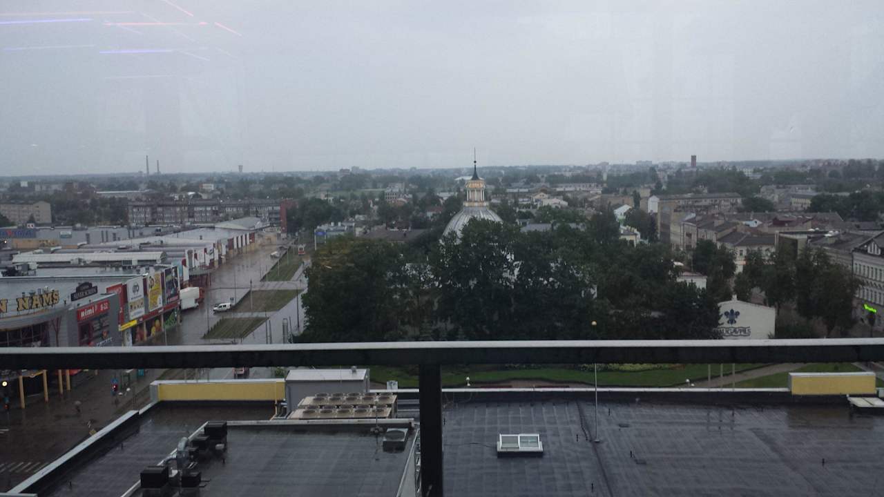View from the breakfest room Park Hotel Latgola
