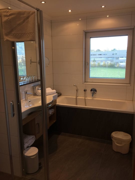 Badezimmer vom Appartement Hotel Taxerhof