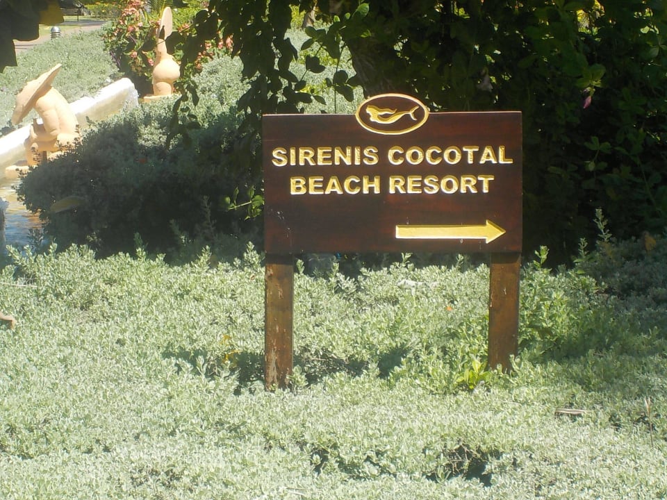 Hinweisschild Grand Sirenis Punta Cana Resort & Aquagames