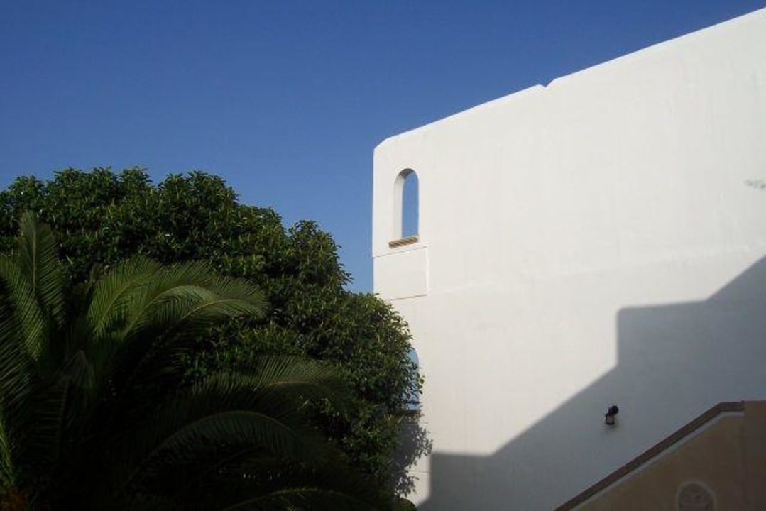 Blick aus unserem Zimmer Ekaterini Hotel