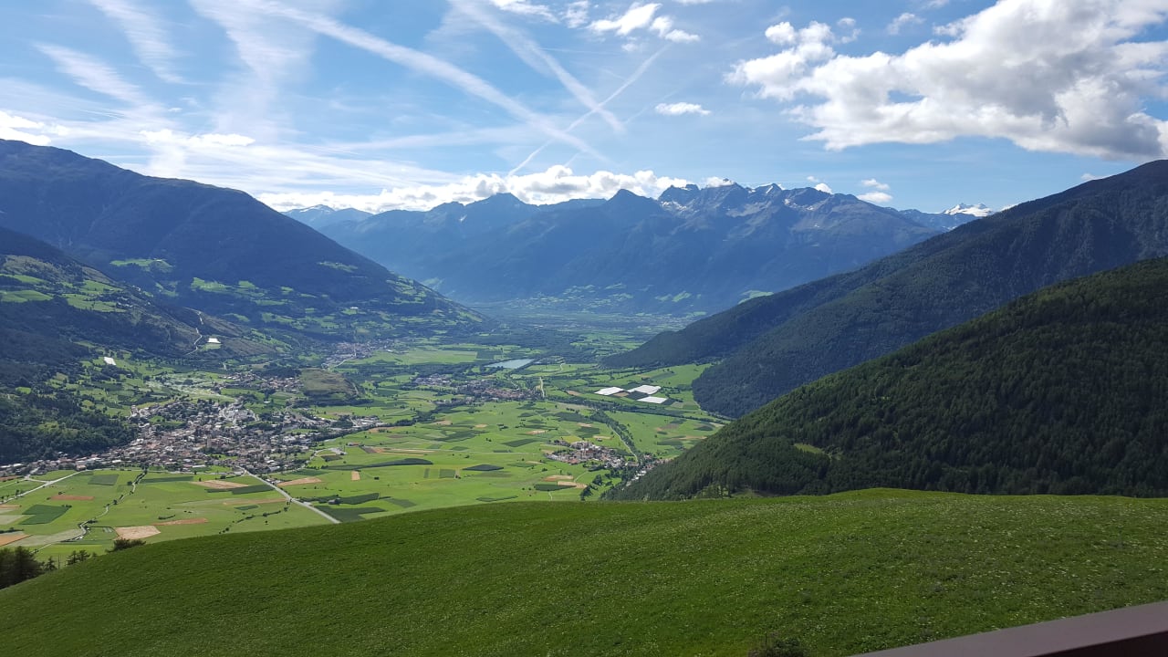 Blick vom Balkon des Zimmers Hotel Kastellatz