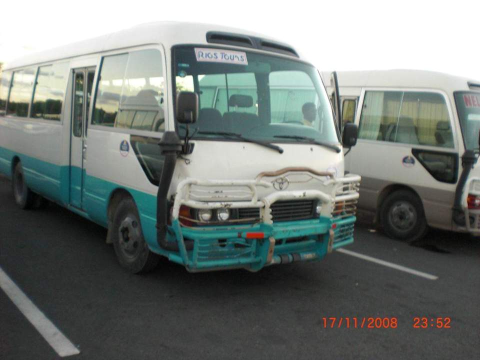 Der Bus zum Hotel  Grand Palladium Select Bávaro Resort & Spa