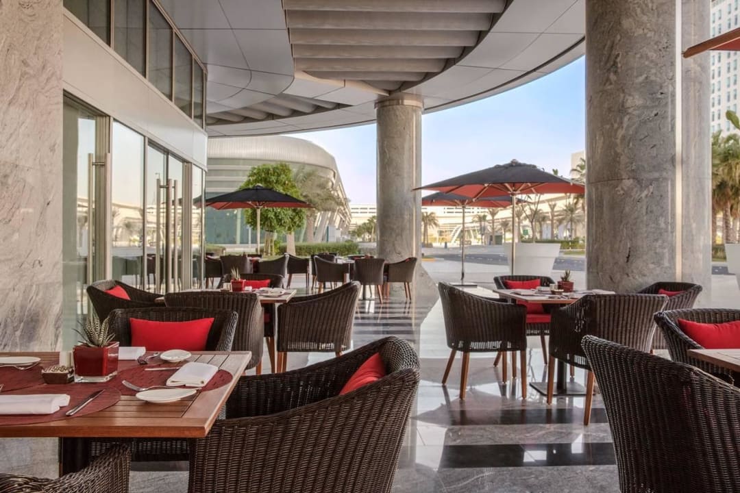 Tamarind restaurant - terrace Capital Centre Arjaan by Rotana