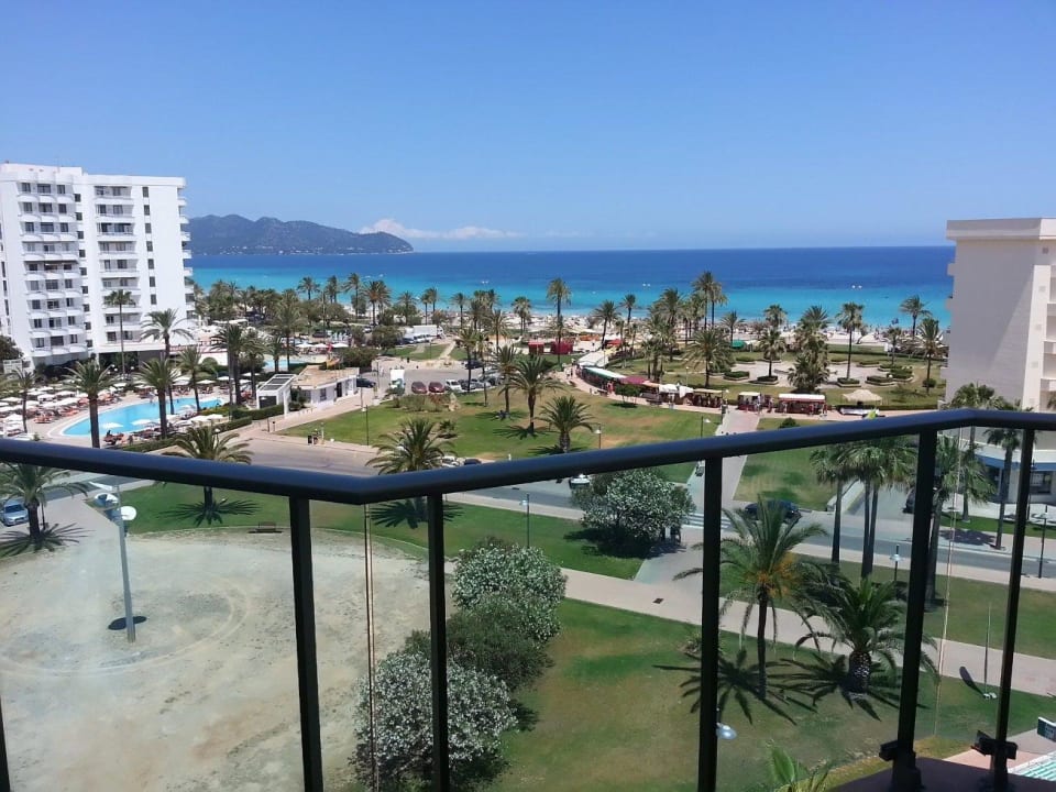 Ausblick von der 6 Etage des Hotels Hipotels Cala Millor Park