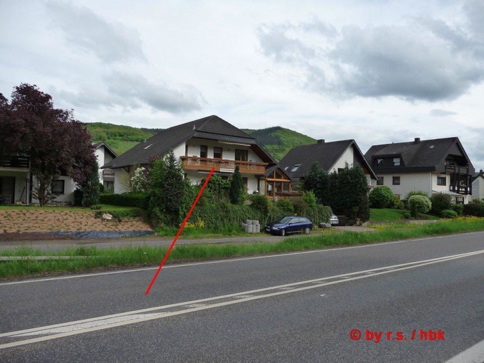 Das Haus mit der oben liegenden Ferienwohnung Ferienwohnung Moselurlaub Kolb