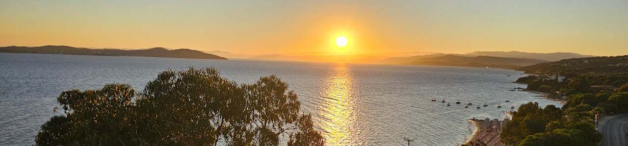 Ausblick Akrathos Beach Hotel