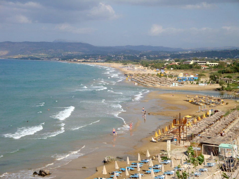 Ausblick von der Hoteldachterrasse Hotel Corissia Princess