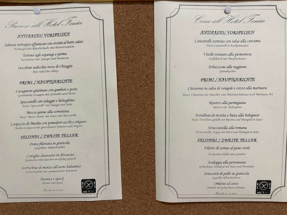 Gastro Hotel Fenice Gluten Free