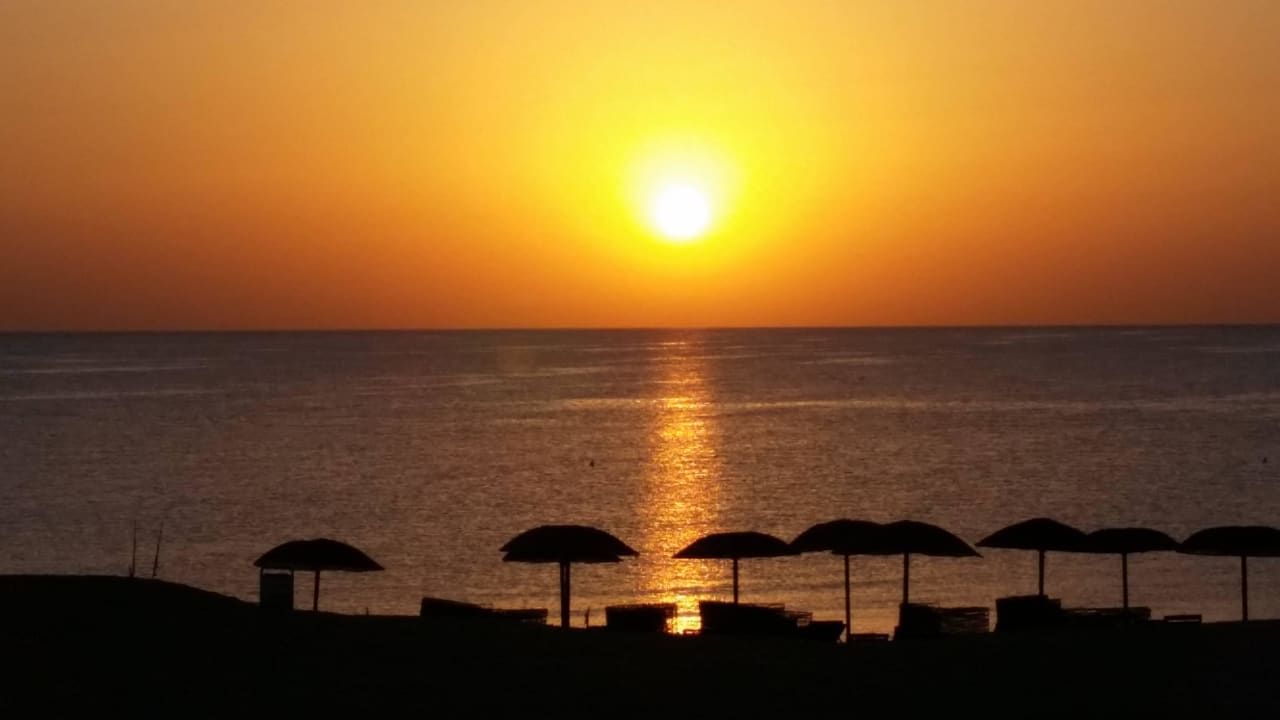 Sunrise 5:32 Uhr Hotel Gorgonia Beach Resort