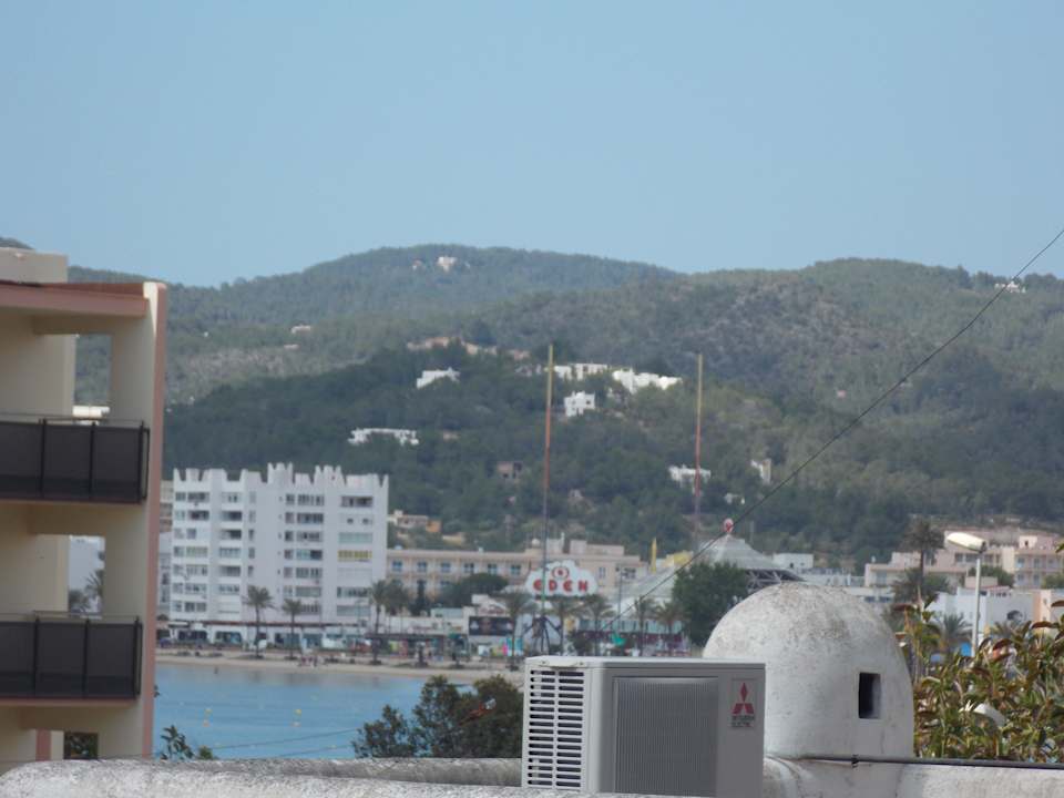 Ausblick vom Balkon Hotel Osiris
