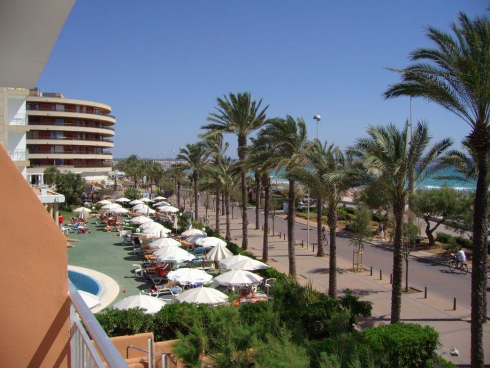 Blick aus unserem Zimmer 118 HSM Golden Playa