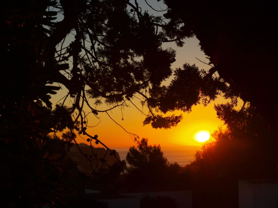 Sonnenaufgang Zimmer 617, ganz oben Flipflop Cala Romantica