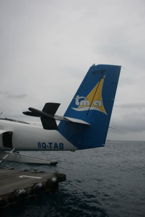 Rückflug mit dem Wasserflugzeug Kuramathi Maldives