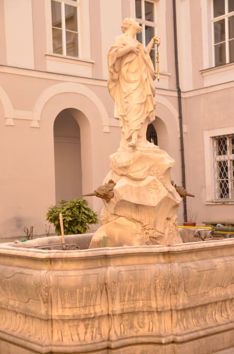 Gartenanlage Gästehaus im Priesterseminar Salzburg
