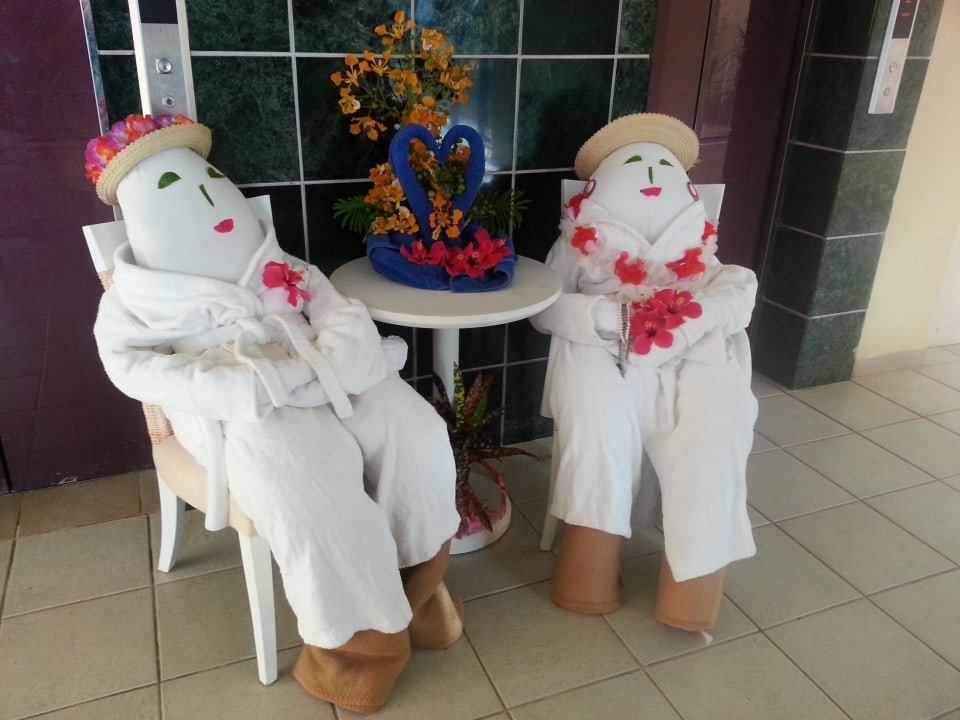 Eine süße Ueberraschung vor dem Fahrstuhl Muthu Playa Varadero