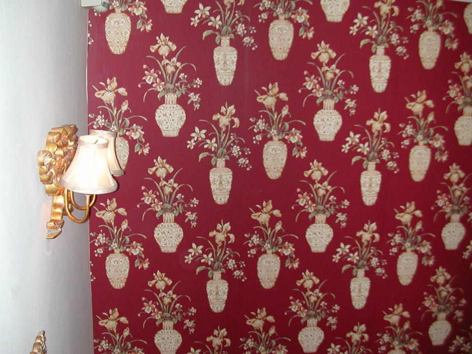 Eine der unzähligen beeindruckenden Tapeten  Landhotel Kern