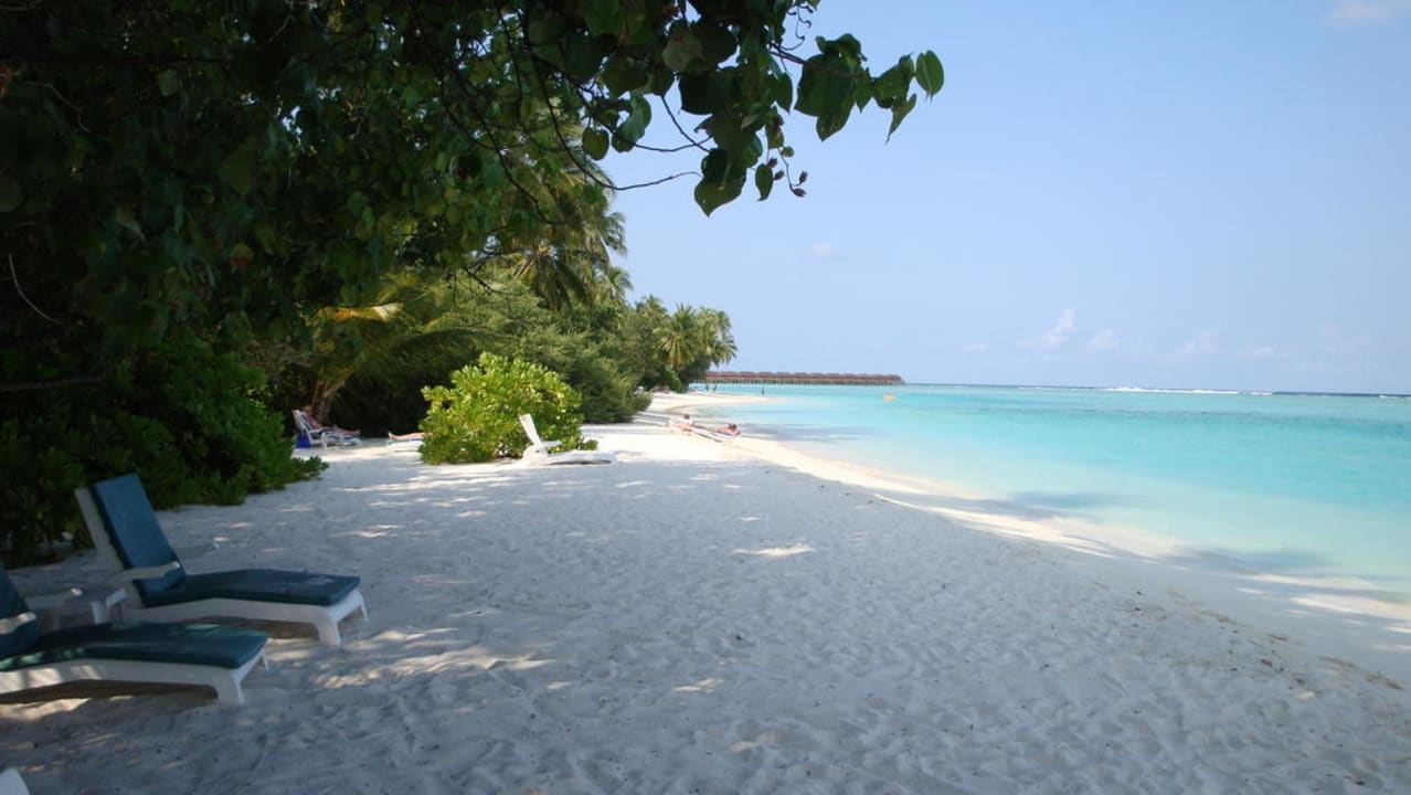 Unser Strandabschnitt Meeru Maldives Resort Island