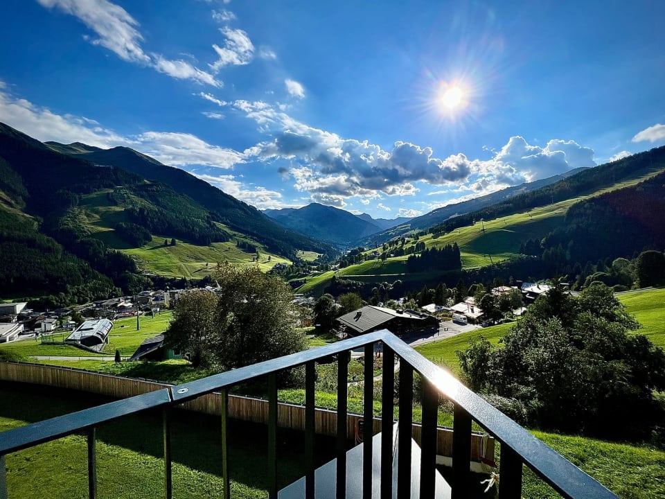 Ausblick Landhaus Saalbach