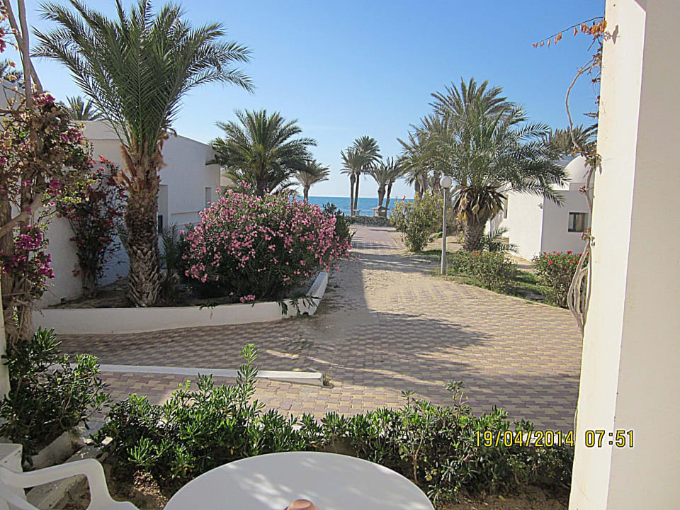 Ausblick aus unserem Zimmer Hotel El Mouradi Djerba Menzel