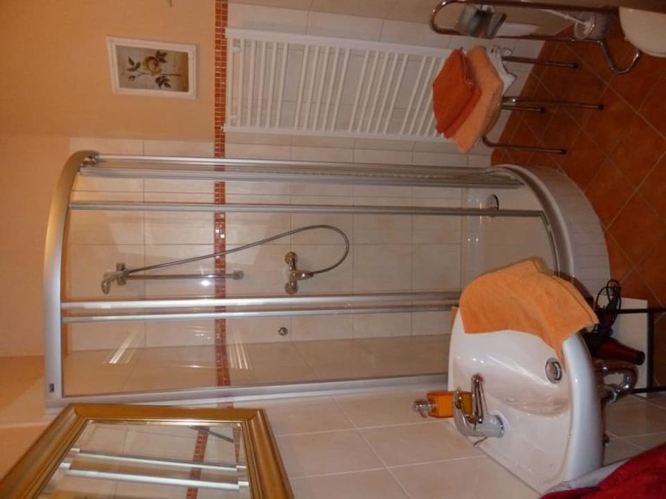 Unser Badezimmer Pension Elbflorenz