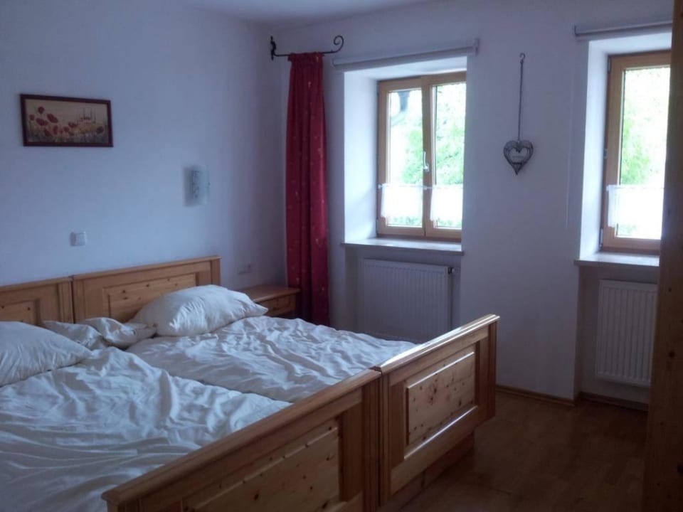 Schlafzimmer (bei Abreise) Ferienhof Scharl