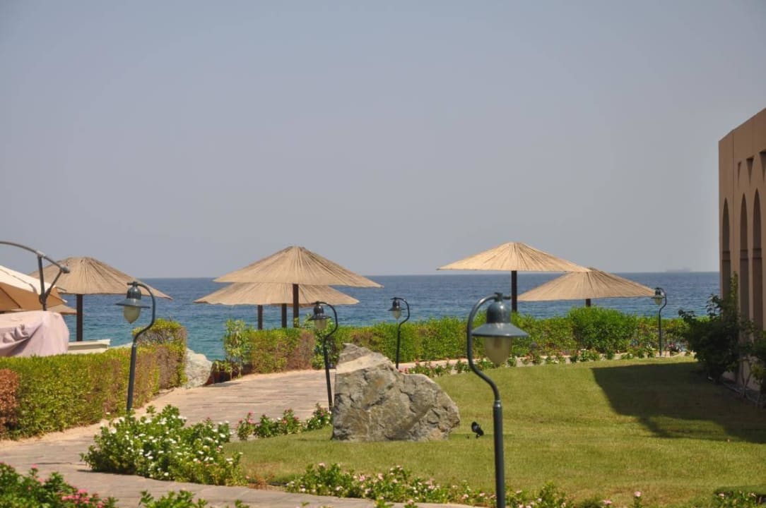 Von unserer Terrasse Miramar Al Aqah Beach Resort