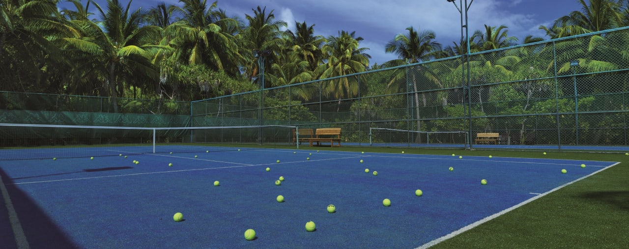 Tennisplatz Kihaa Maldives
