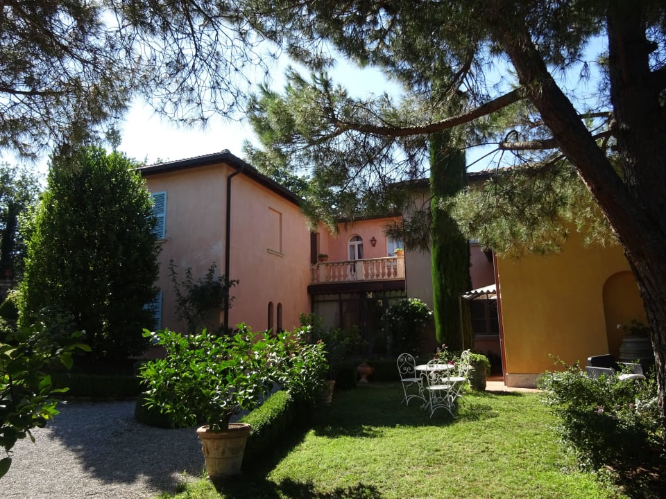 Blick vom Garten Hotel Albergo Il Rondò