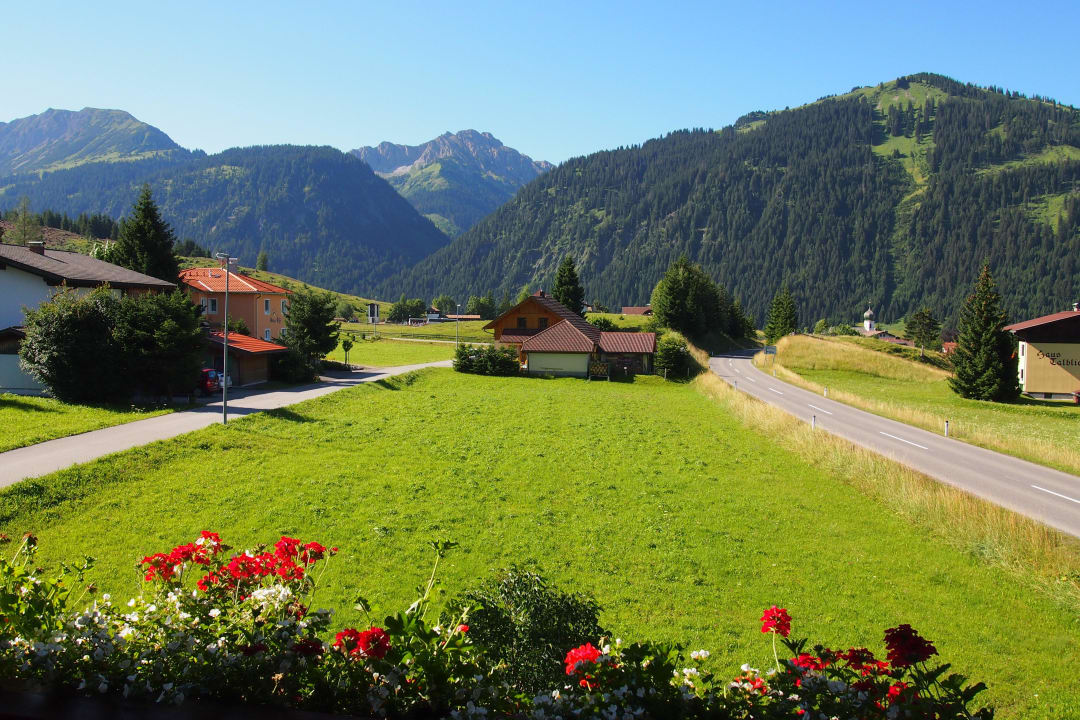 Aussicht Tannheimertal Haus Bergwelt