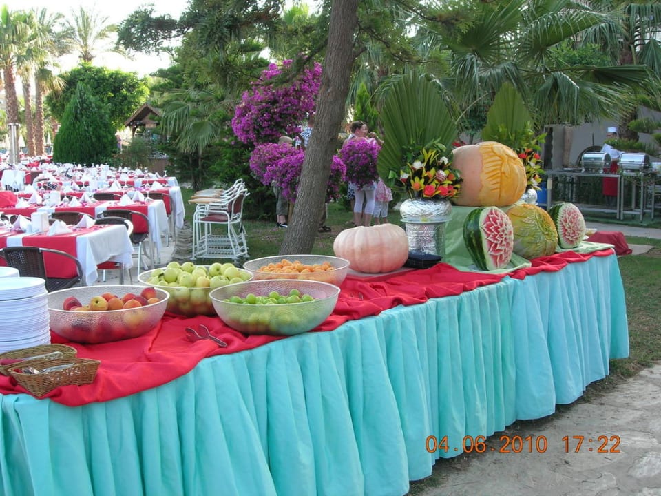 Stand beim Galaabend Hane Family Resort
