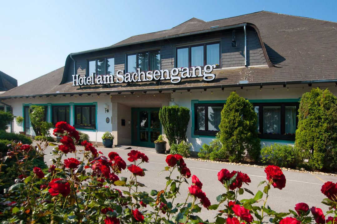 Außenansicht Sommer Hotel Am Sachsengang