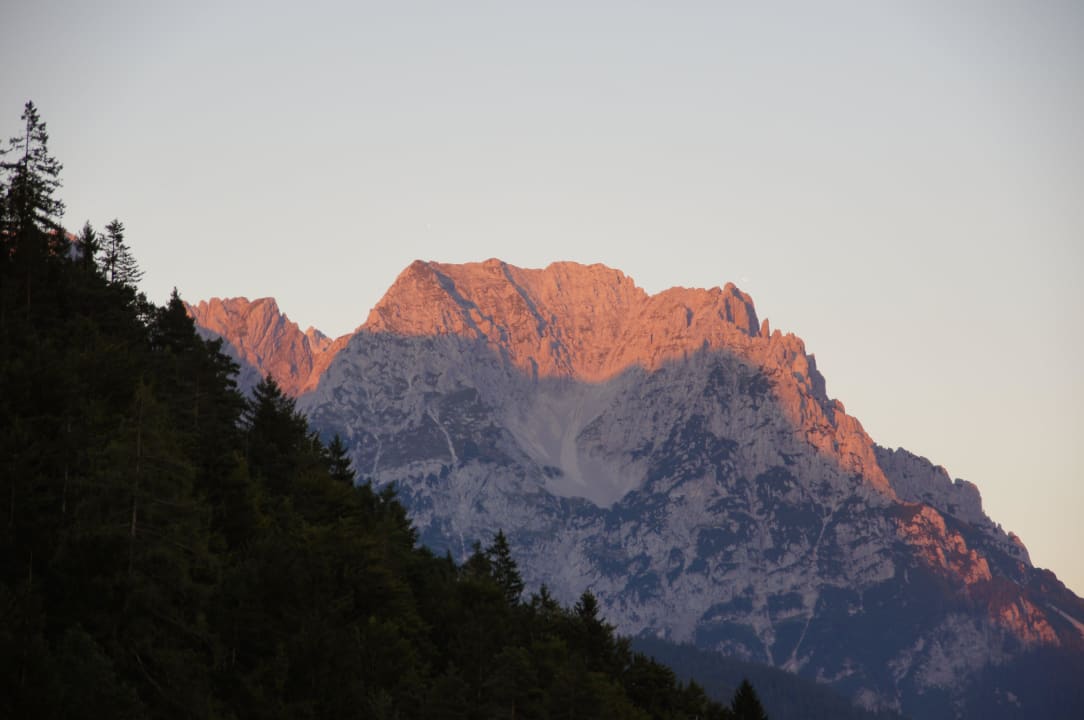 Blick vom Balkon Pension Maier Schiestlhof