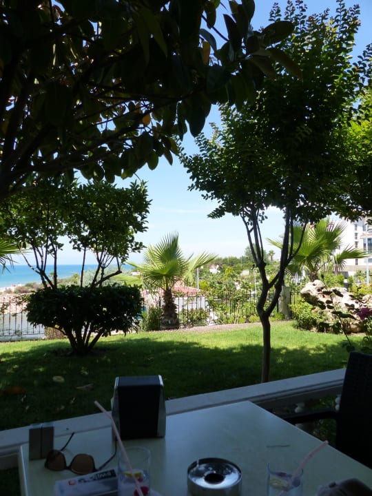 Aussicht von der Poolbar  Alba Queen Hotel