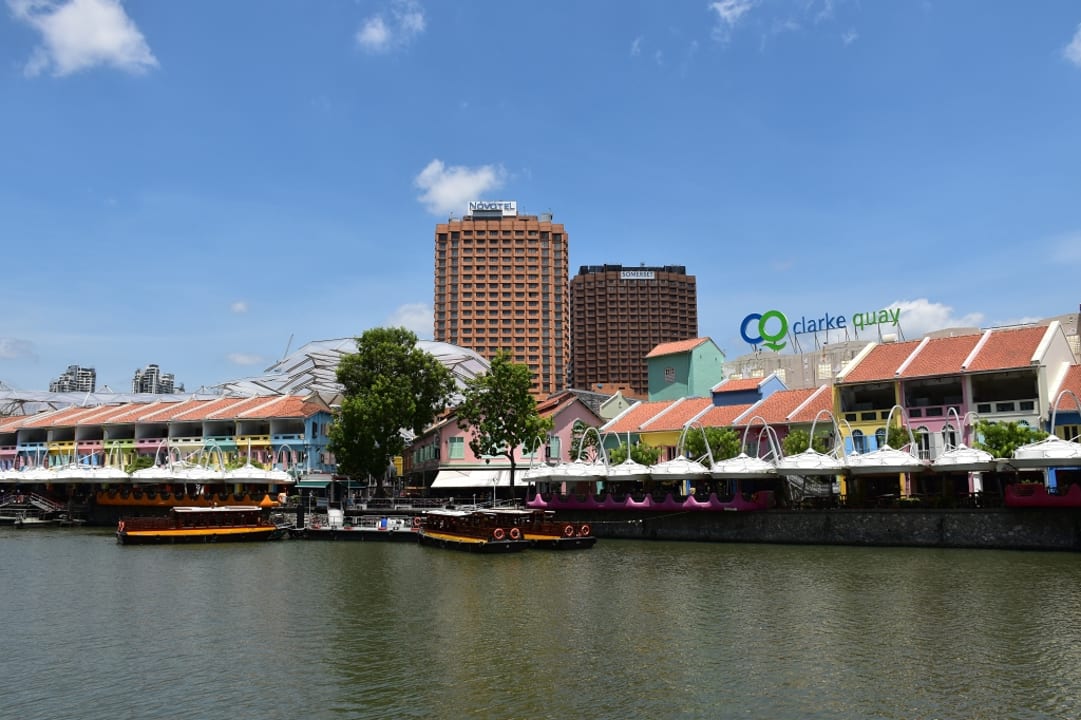 Außenansicht Hotel Novotel Clarke Quay