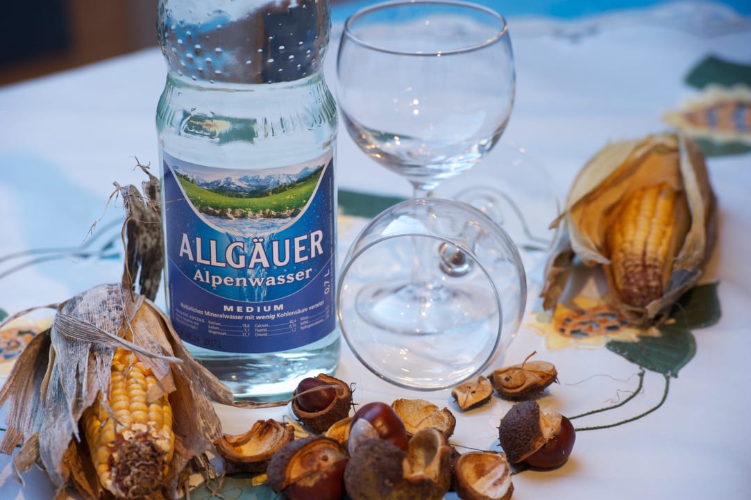 Allgäuer Erfrischungsgetränk zur Begrüssung Ferienwohnungen Berghof Kinker