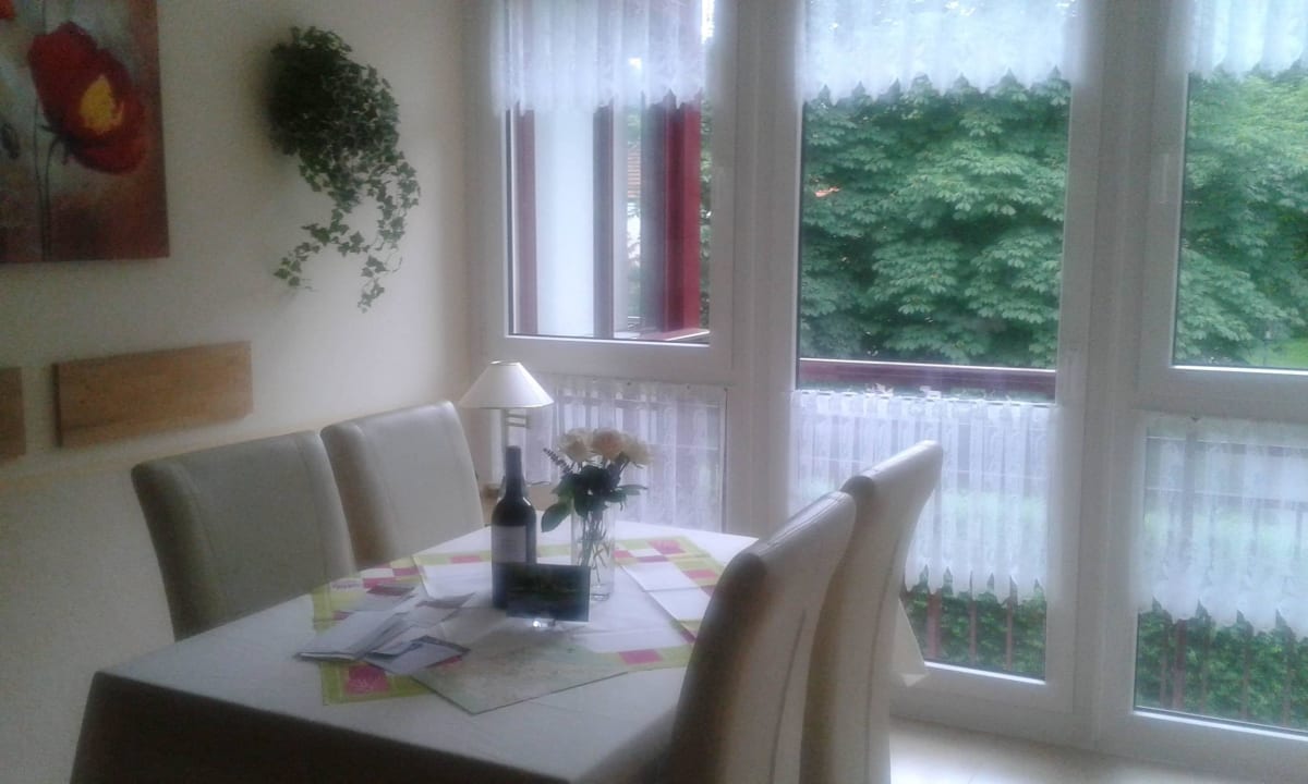 Essbereich Ferienwohnung Hartinger
