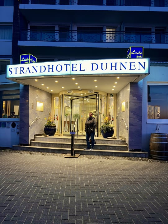 Außenansicht Strandhotel Duhnen / Aparthotel Kamp