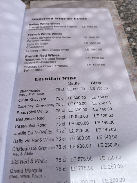 Gastro Jolie Ville Kings Island Luxor