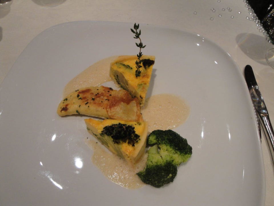 Teil des vegetarischen Abendmenüs Alpenresort Schwarz