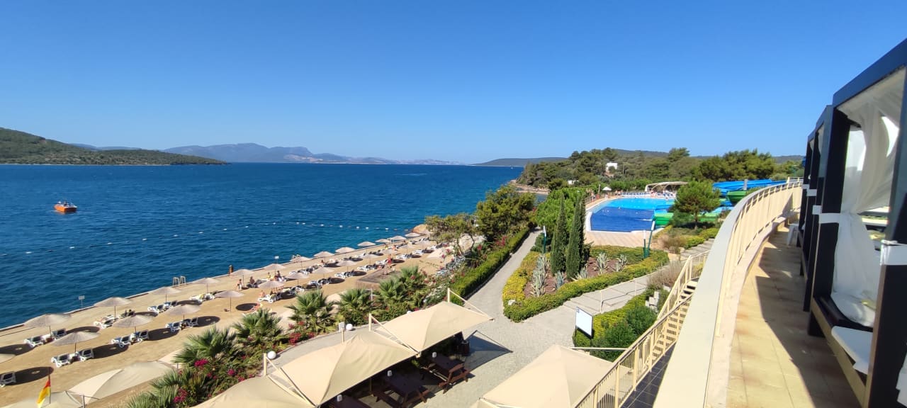 Ausblick La Blanche Island Bodrum