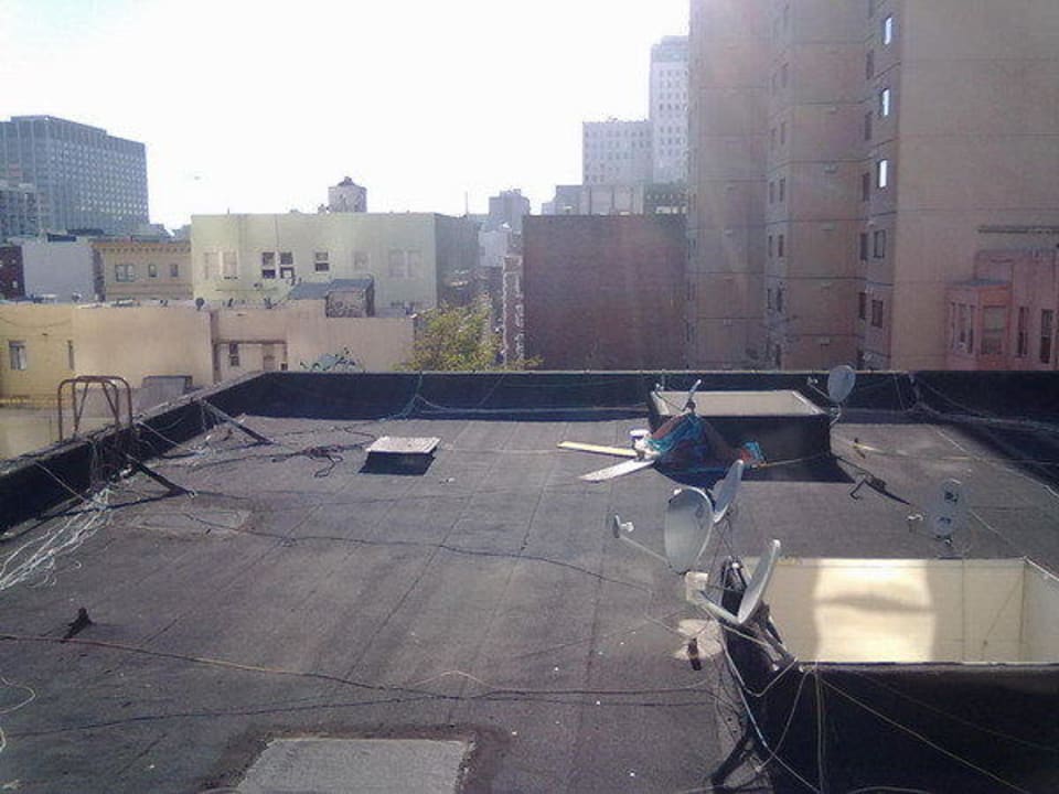 Blick aus dem Fenster Tilden Hotel