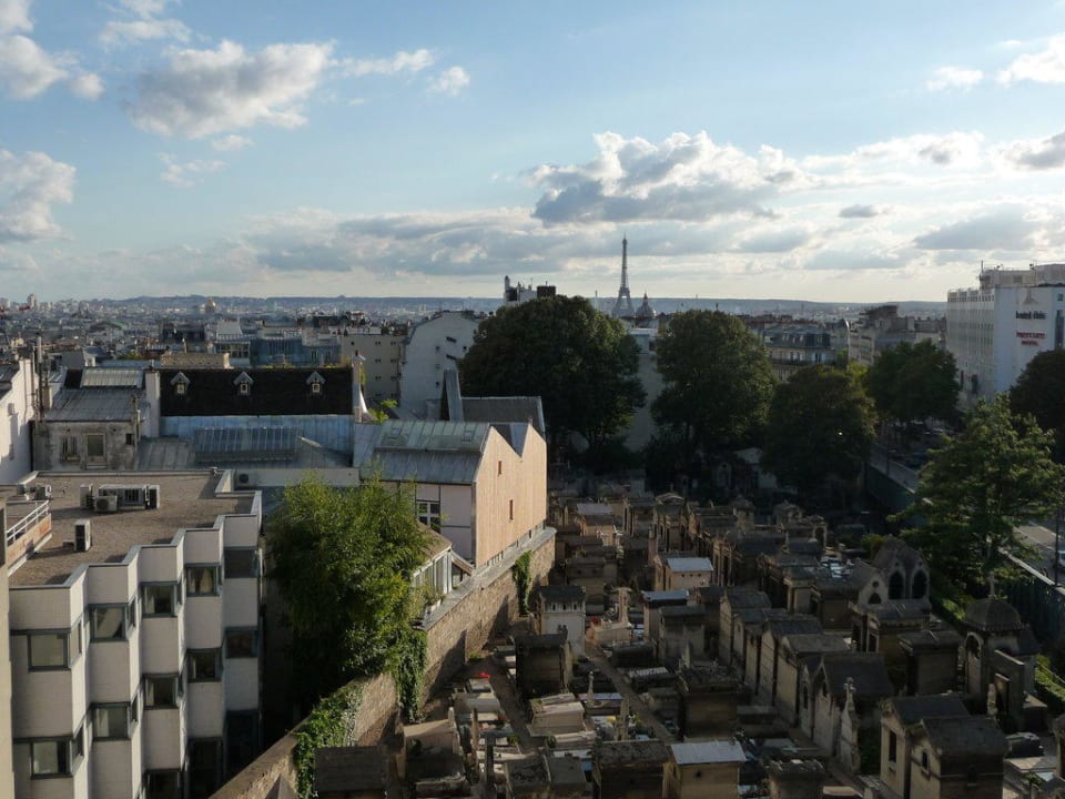 Blick aus unserem Zimmer Terrass Hôtel