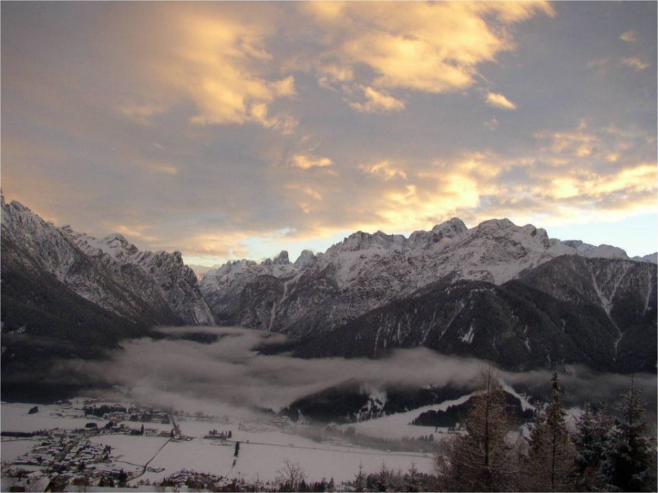 Panoramaimpressionen von der Hotelterrasse Alpenhotel Ratsberg