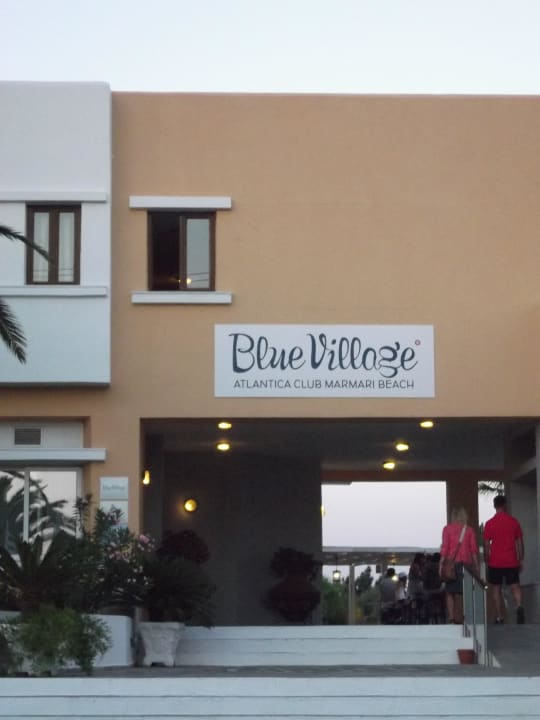Hoteleingang Atlantica Marmari Beach