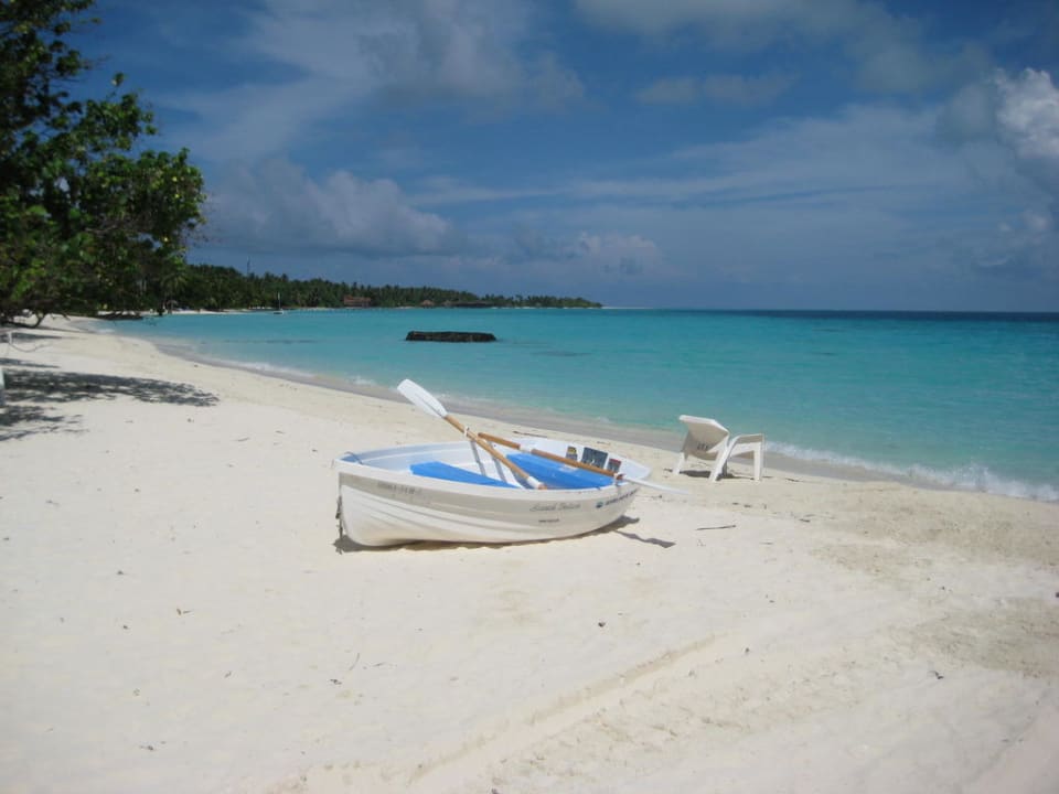 Entlang der Insel Kuramathi Maldives